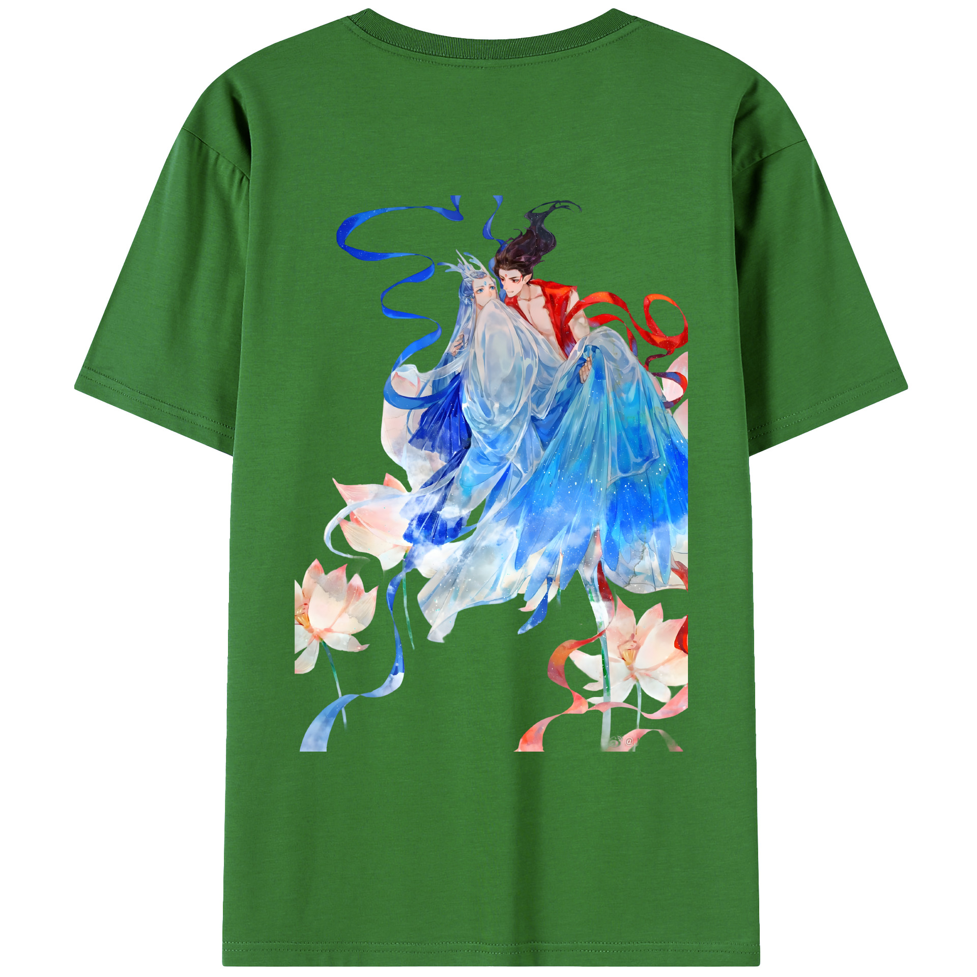 （画像用） Ne Zha 2 ナタ 魔童の大暴れ レディース半袖Tシャツ(バックプリント)